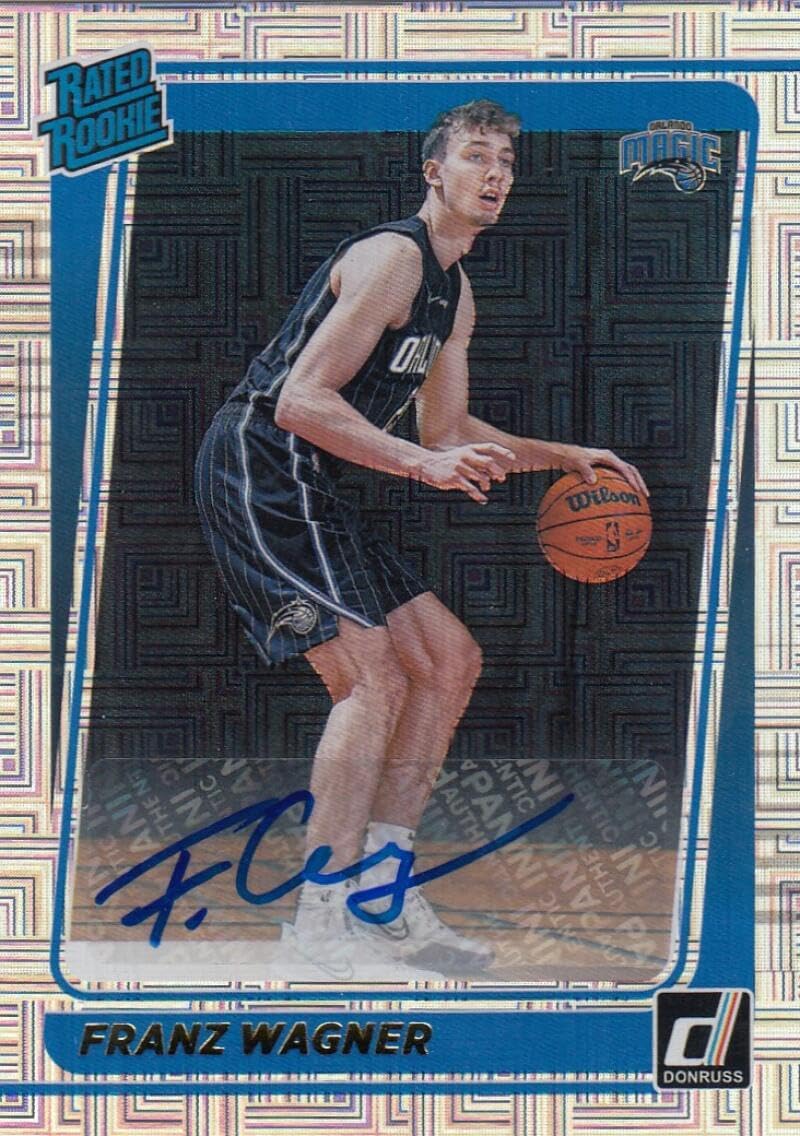 Basketball Trading Card 2021-22 Donruss Rated Rookie Choice Signature #235 Franz Wagner NM Near Mint RC Rookie Auto Magic