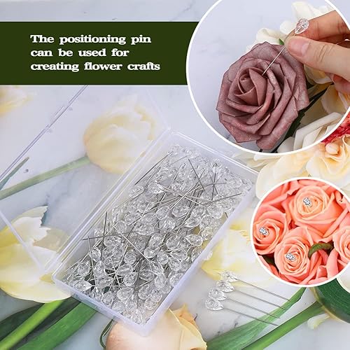 Miniatura 6 de Alfileres de 2 pulgadas para hombres, alfileres de costura, alfileres de ramillete, suministros de arreglos florales, alfileres rectos, alfileres de