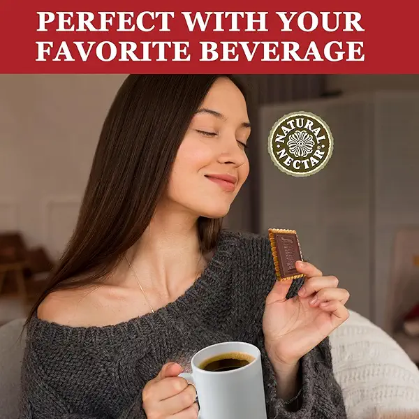 Natural Nectar Petit Biscuit Milk Chocolate 5.29 oz – Crisp European-Style Biscuits Covered in Smooth Milk Chocolate; Snack Cookies for Coffee, Tea & Dessert Treats 7