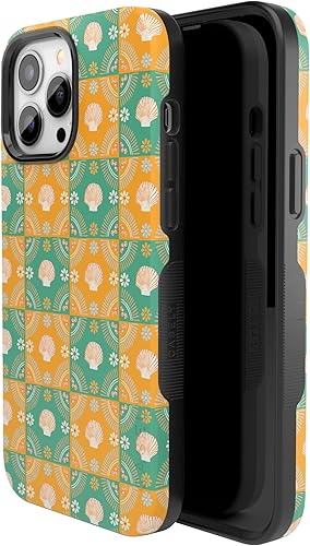 Miniatura 603 de Casely Funda para iPhone 13 Pro Max Jardín dorado Floral de girasol amarillo Compatible con MagSafe Diseño protector audaz Jardín Dorado