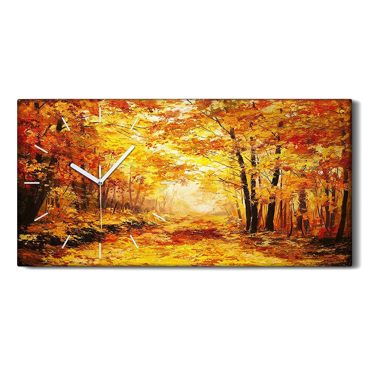 Horloge sur Toile Sans Tic-Tac Art Moderne Silencieux Salon et Bureau