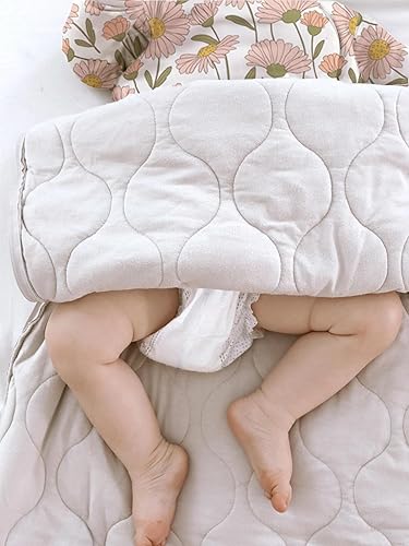 Miniatura 4 de GUNAMUNA Saco de dormir unisex de manga larga para bebé, saco de dormir acogedor de rayón para la siesta, 1.0 TOG, fácil cambio de pañales
