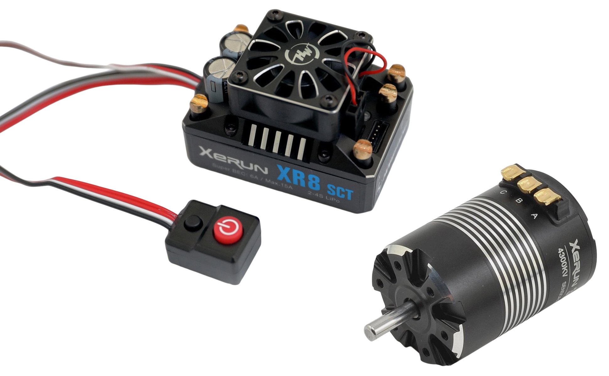 Amazon.com: 38020411 XR8 SCT Pro ESC Combo with 3660 SD-A 4300kV