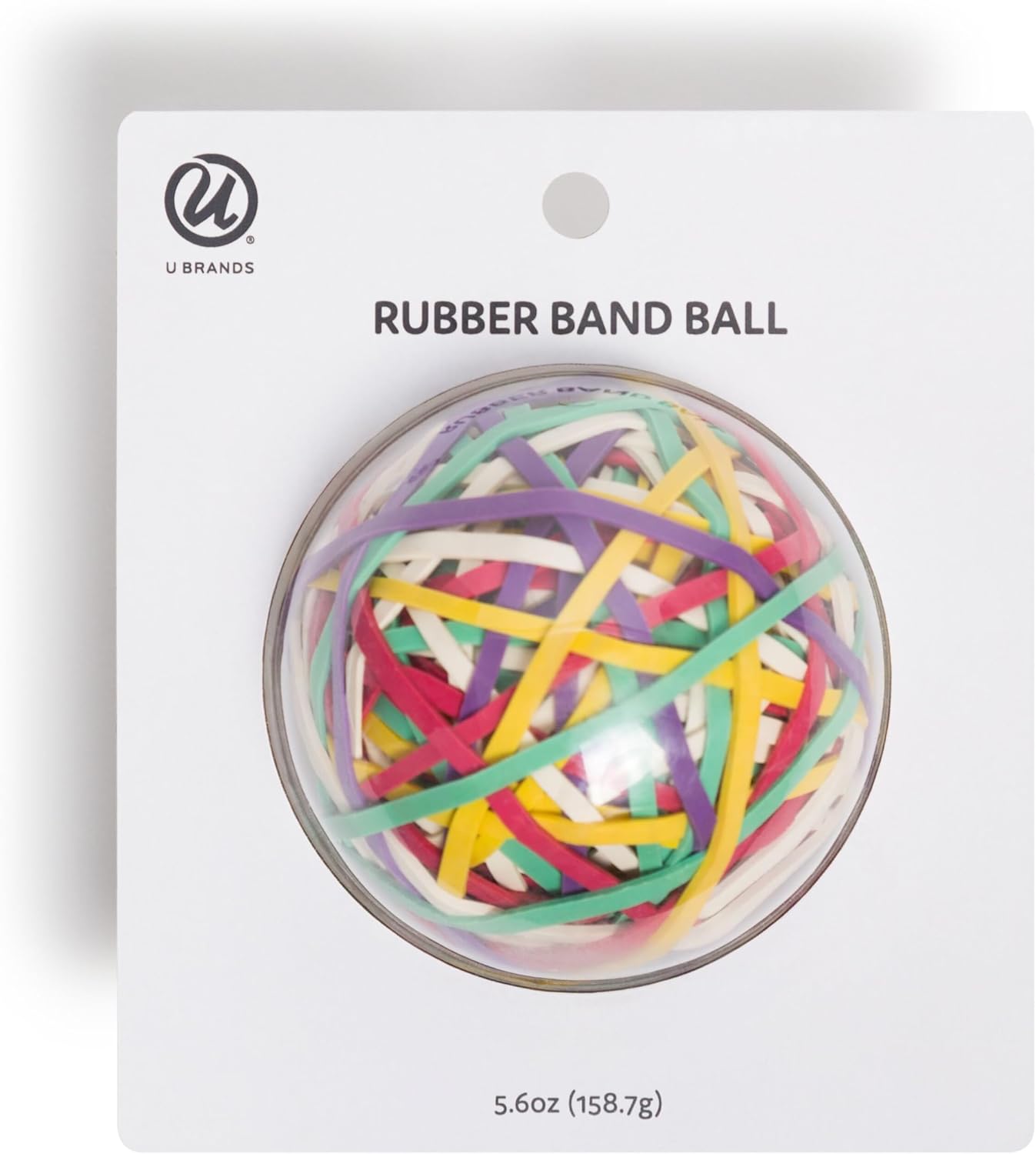 U Brands Ball Of Rubber Bands, Assorted Colors U Brands Ball Of Rubber Bands, Assorted Colors