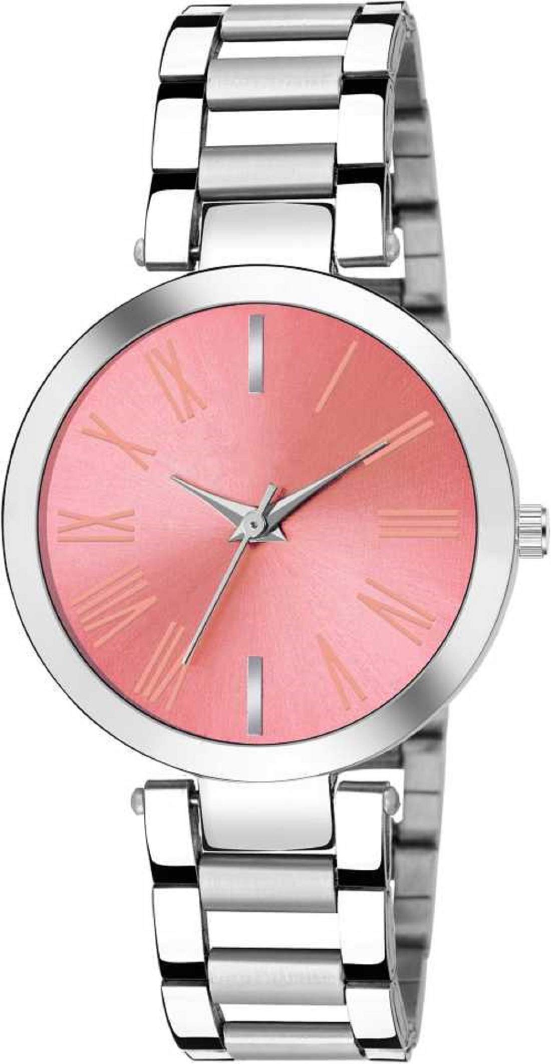 SELLORIA Casual Red Dial Silver Metal Belt Analog Watch - for Girls & Women (B0869JQ94N) Amazon Price History, Amazon Price Tracker
