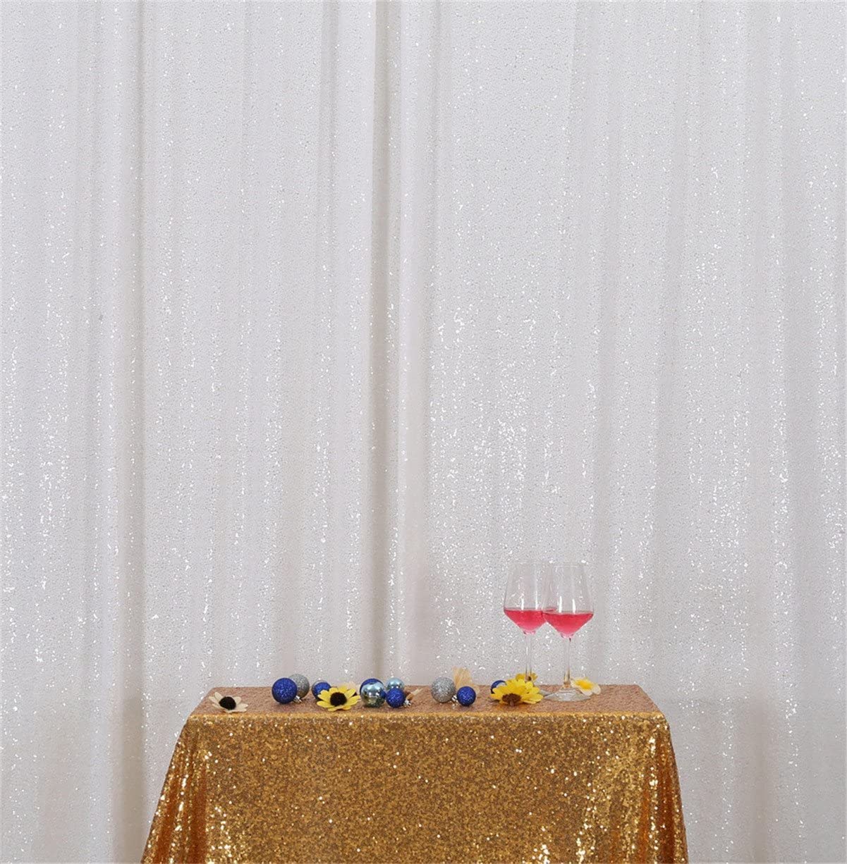 Sequin Backdrop 183x243cm Iridescent Shinny Sequin Photography Backdrop Party Prom Wedding Youtobe Banquet Photo Background (6x8 feet) — view 120