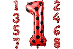 Ladybug Miraculous 1st Birthday Balloons