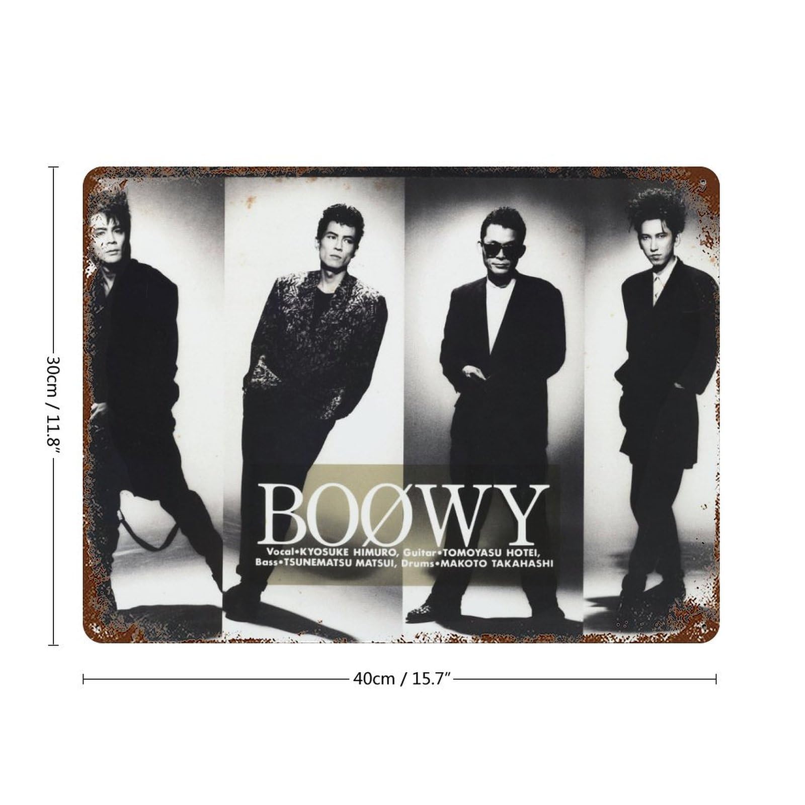 BOOWY (ボウイ)ポスター7枚セット | ヤマダウェブコム