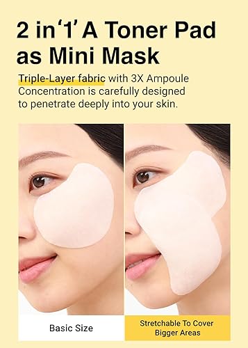 Miniatura 6 de MISSHA Vita C Tone Up - Almohadillas de tóner en ampollas (80 almohadillas), almohadillas exfoliantes, almohadillas de tratamiento de manchas con