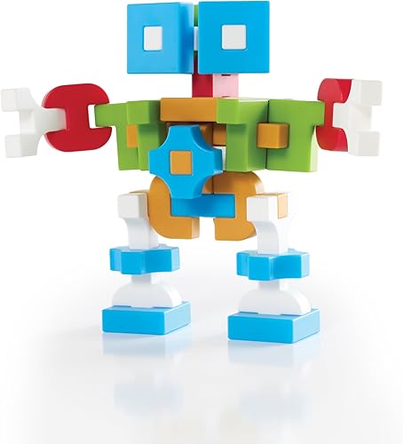 Miniatura 6 de Guidecraft IO Blocks - Juego de 76 piezas de rompecabezas digital para construcción educativa STEM