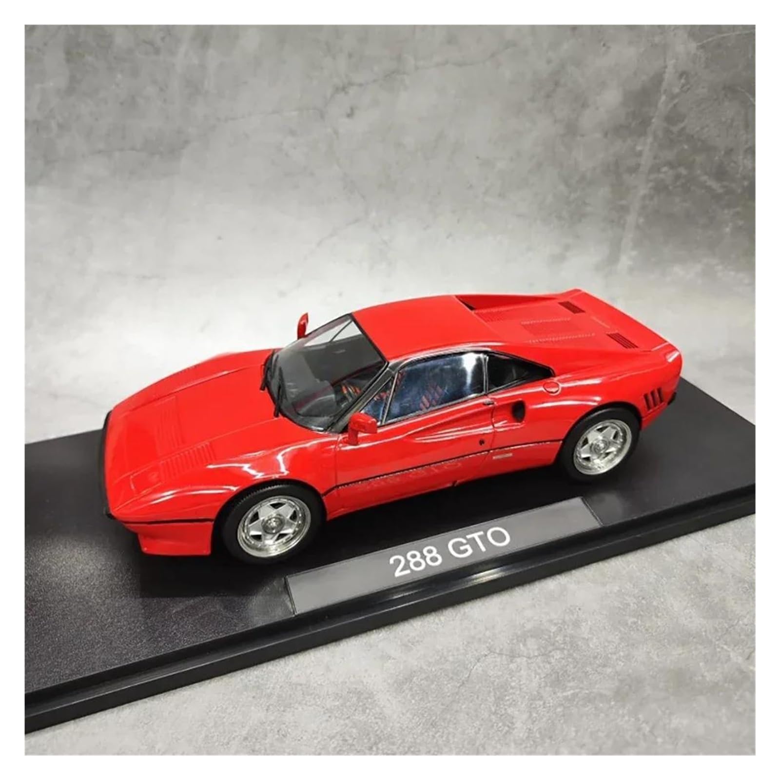 1:18 Per La Ferrari 288 GTO 1984 Simulazione Auto Stampo Collezione Pressofusione Oro Decorazione Souvenir Display