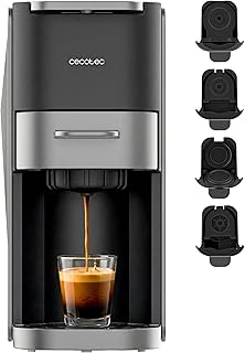 Cecotec FreeStyle Compact Dark Roast 4-in-1 Capsule Coffee Maker, 1350W, 20 Bars, Suitable for Ground Coffee, Dolce Gusto,…