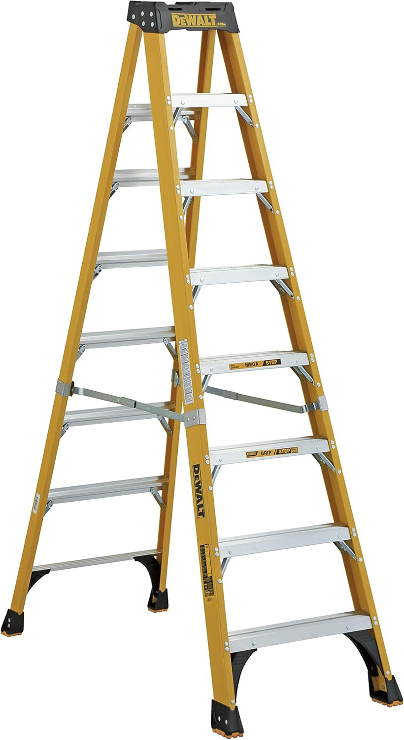 DeWalt 500lb Rated FG Stepladder 8' DXL3810-08
