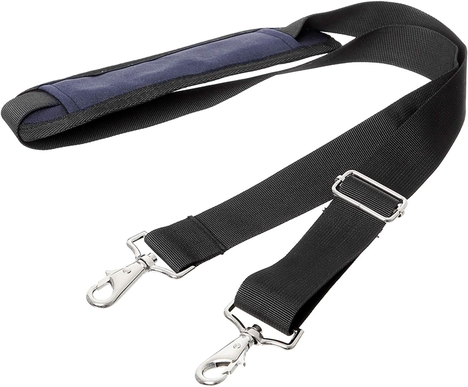 JAKAGO 61" Replacement Shoulder Strap, Padded Long Duffel Bag Strap Universal Adjustable Shoulder Belt with Non-Slip Pad, Blue, 61inch, Classic