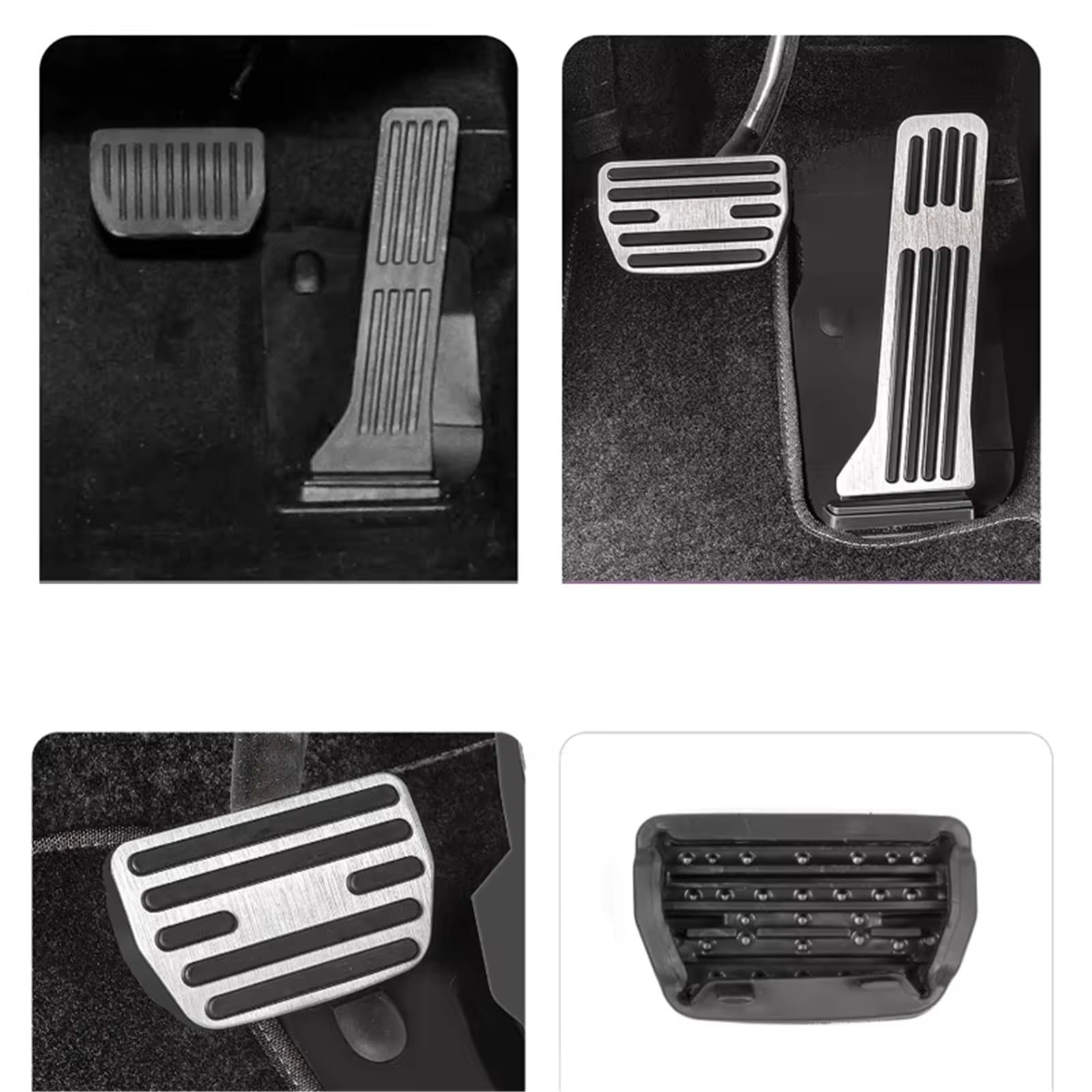 Pedali Piastra Copertura Per Exeed RX Per Omoda C9 9 2022-2025 Gas Freno In Gomma Poggiapiedi Pedali Copertura Accessori Parte Auto Pedali Copri(A 3piece)