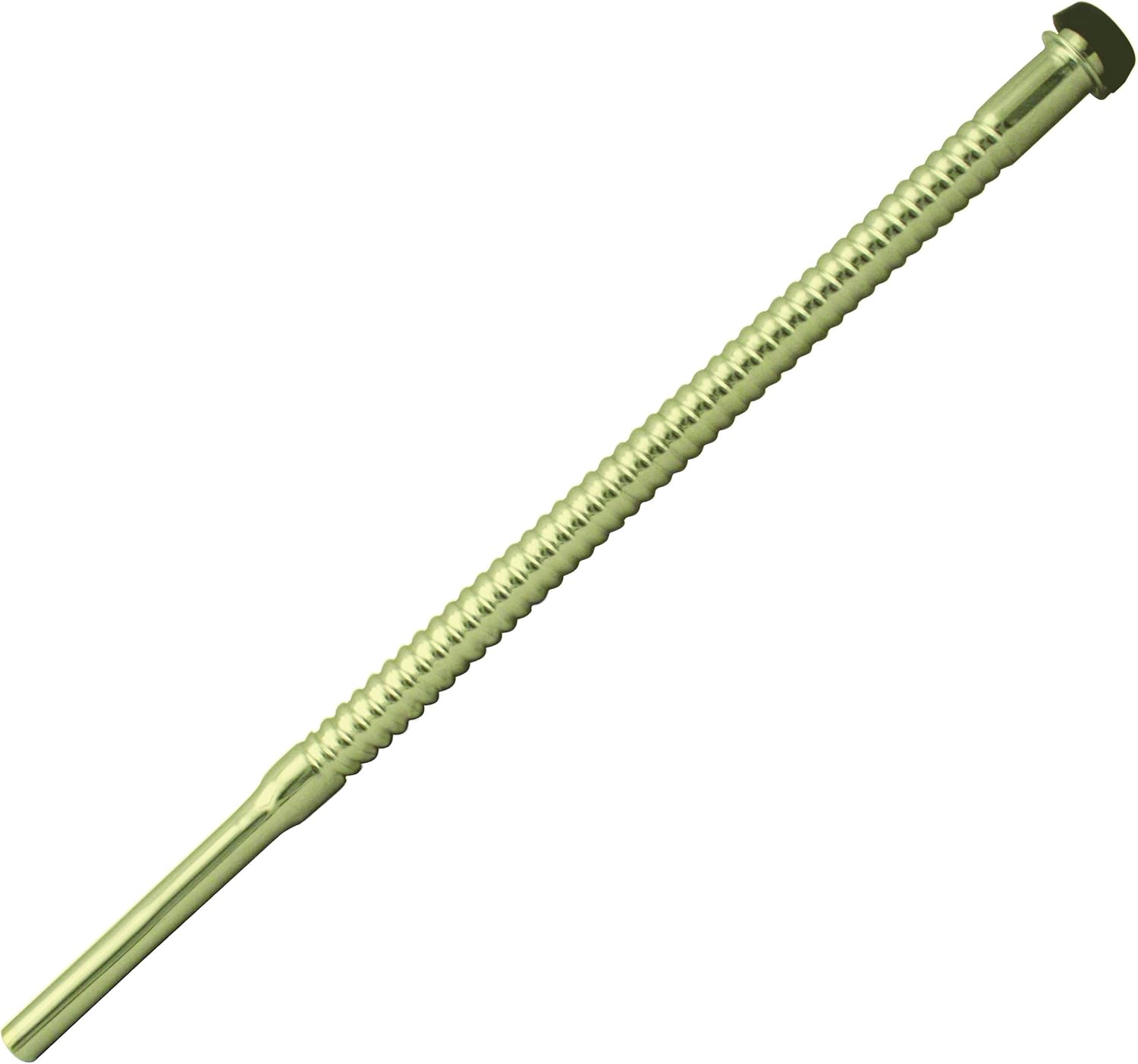 Westbrass D113-07 3/8" x 12" Corrugated Riser for Faucet and Toilet, Satin Nickel