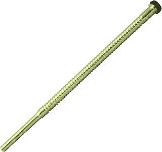 Westbrass D113-03 3/8" x 12" Corrugated Riser for Faucet and Toilet, Polished Brass