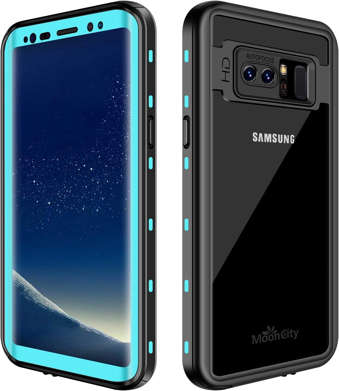 Waterproof Case for Galaxy Note 8, IP68 Waterproof Snowproof Shockproof and Dustproof Cover Case, Underwater Full Sealed Cover Case for Samsung Galaxy Note 8, 6.3 inch