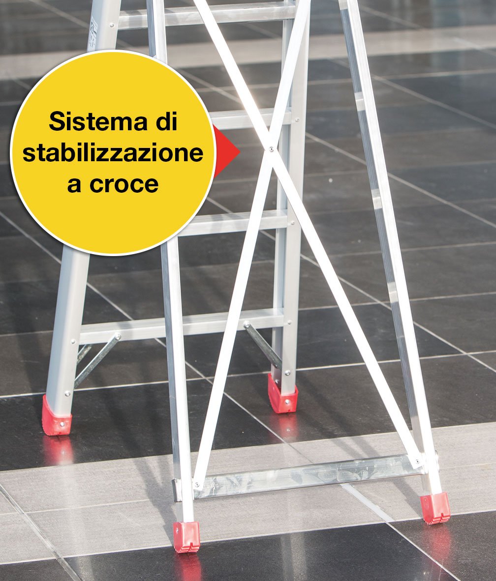 Faraone LADY5 - Scala a forbice 5 gradini