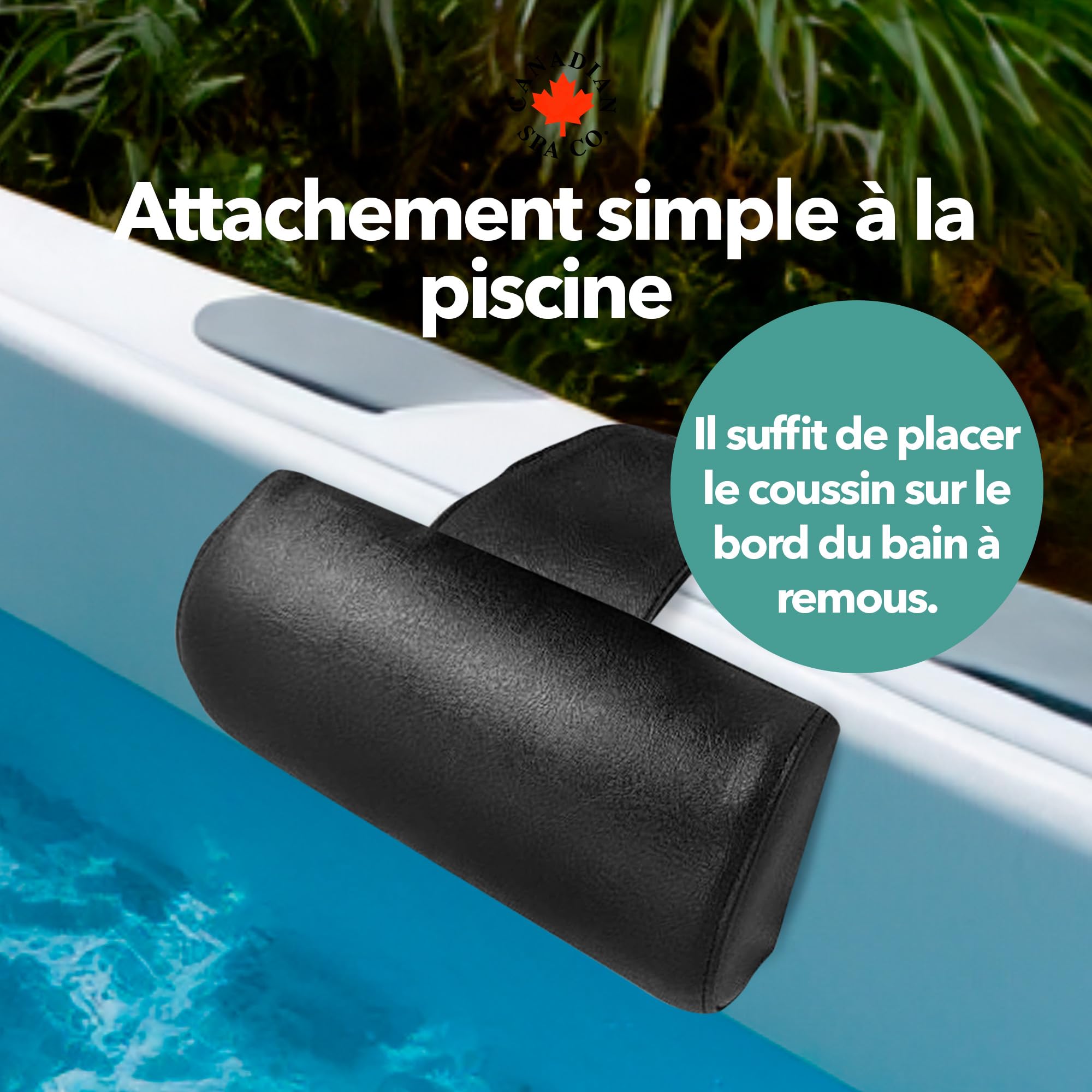 CANADIAN SPA CO. Hot Tub Appuie-tête extérieur Coussin Nuque