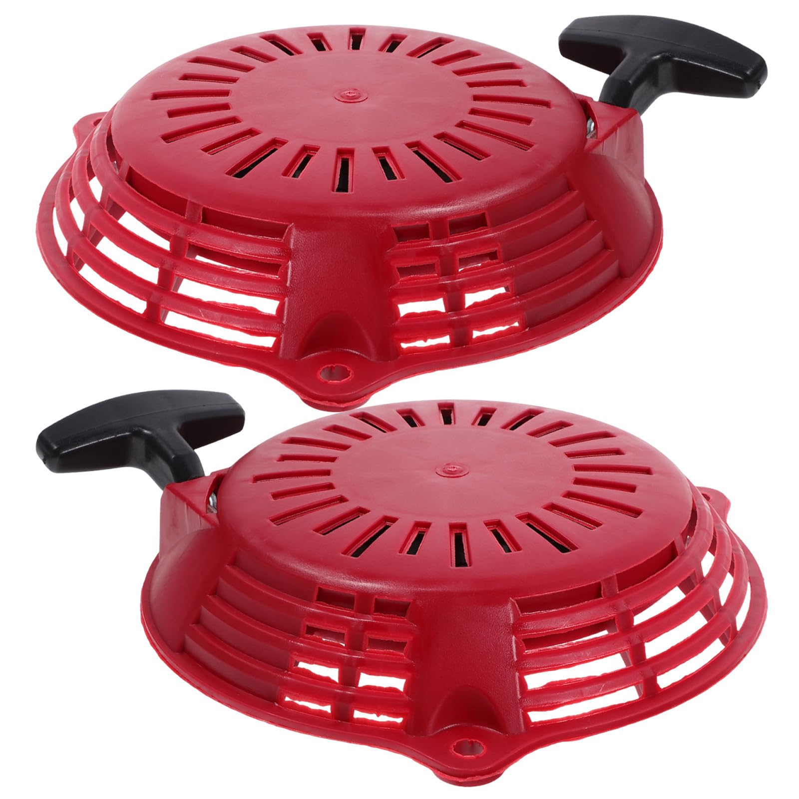 2 Piezas Arrancador de Arranque para Cortacésped de Gasolina Compatible con Repuesto Duradero para Jardín y Césped con Cuerda de Tracción Resistente