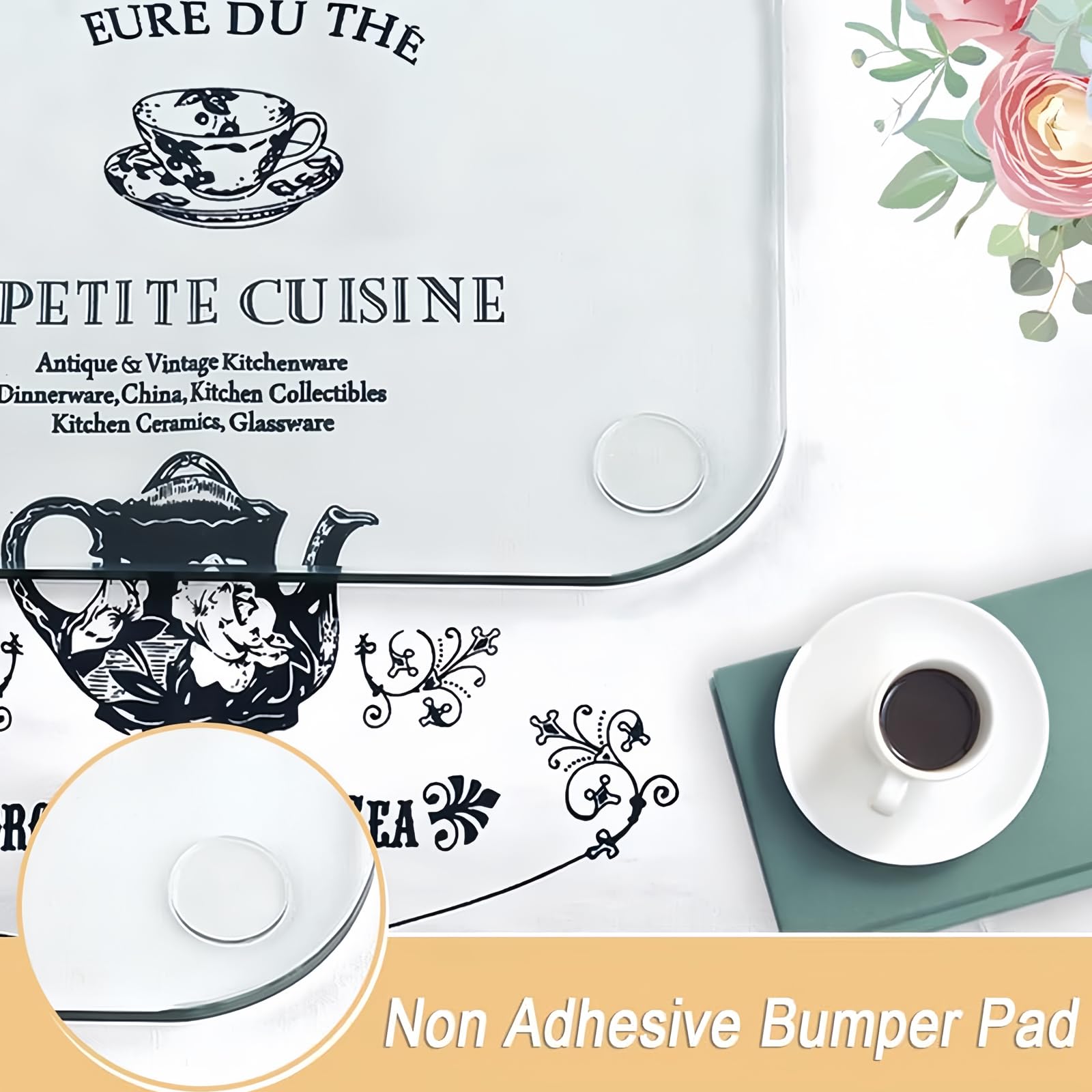 KEQAR 32 Pezzi Antiscivolo Pads, Paracolpi Per Piani In Vetro - Foto 5