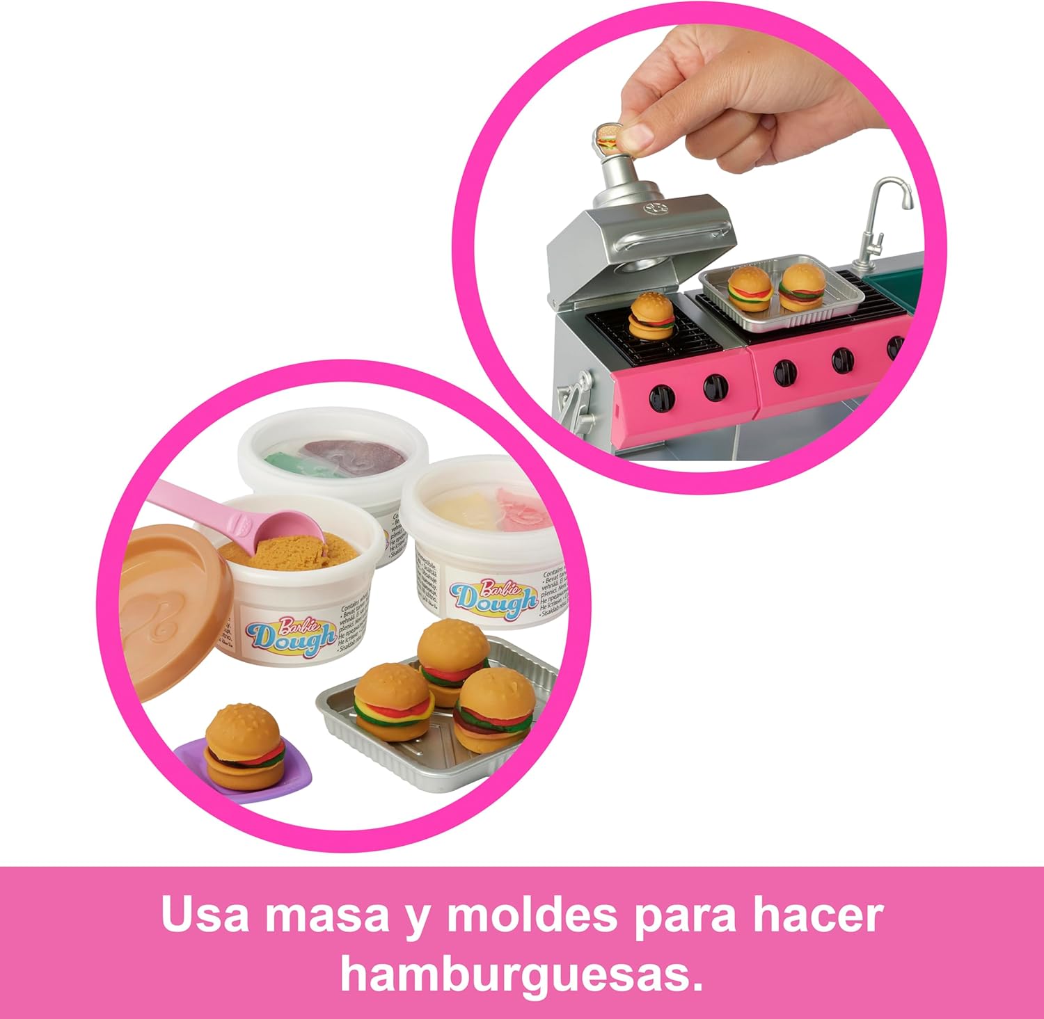 Barbie Cámper de los Sueños con 60 Accesorios, Auto Transformable con Piscina y Tobogán de 76cm, para Niñas de 3 Años en Adelante
