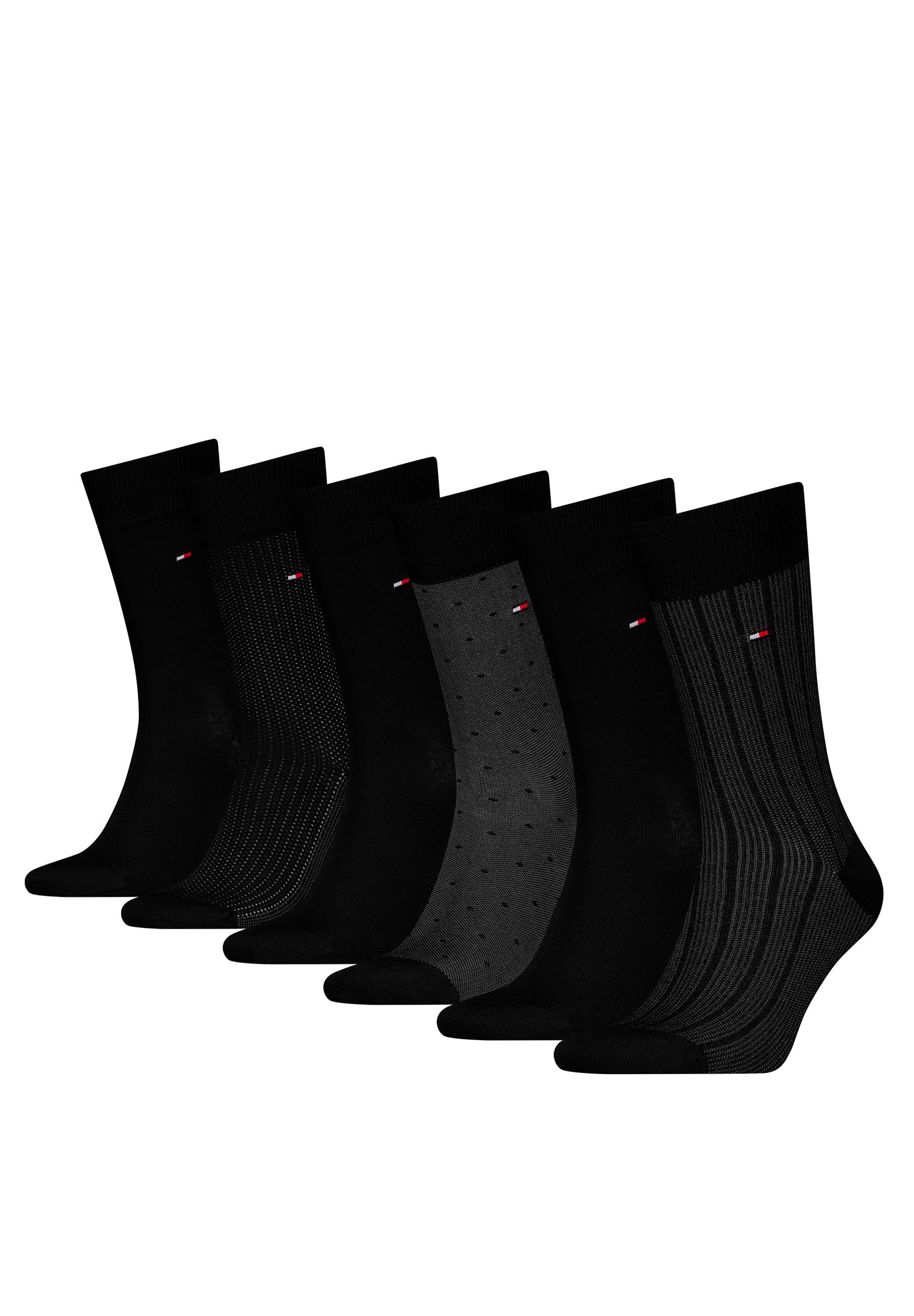 8719965009202 TH Men Sock 6P TIN Giftbox BIRDSEYE, czarny, 39-42 EU