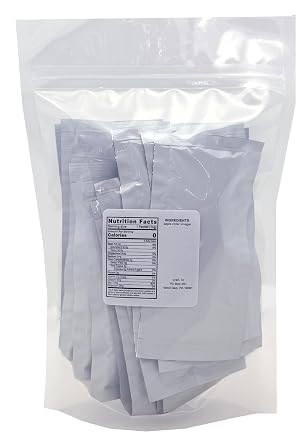 Apple Cider Vinegar Packets ACV Individual Packets, Single Serve Apple Cider Vinegar Individual Packets 25 Pack Morning Drink Packets of ACV with the Mother (0.5 Ounce or 1 TBSP Per Packet)
