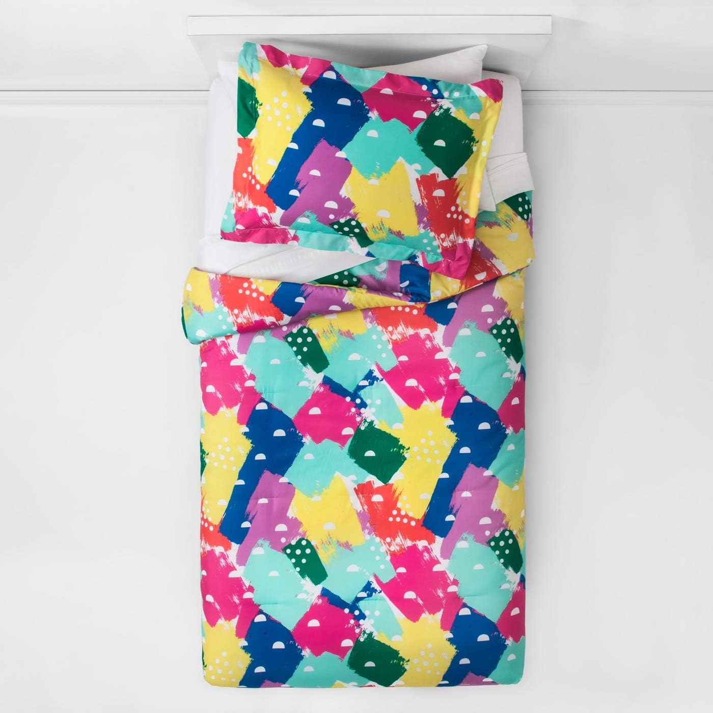 Pillowfort 2 Pieces Abstract Microfiber BrushOn Brights