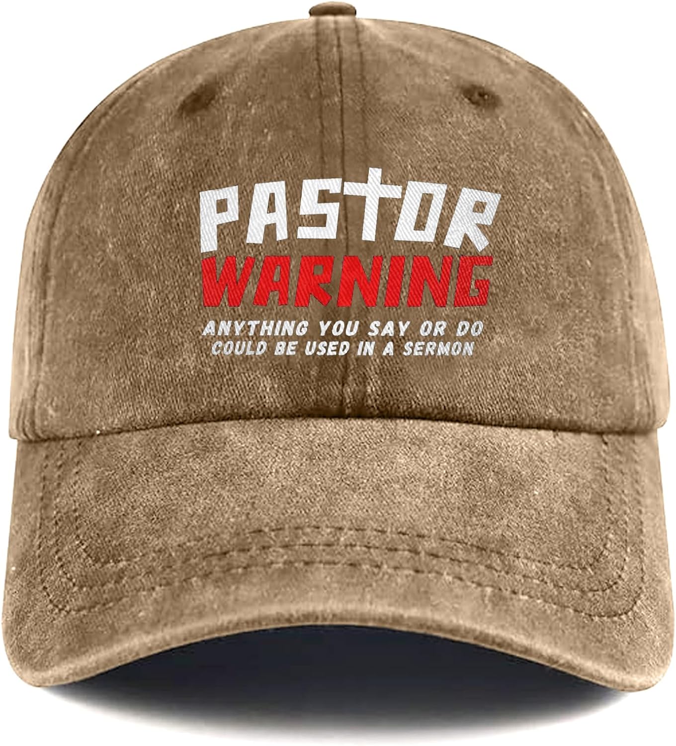 Pastor Warning Hat Pastor Gifts Anything You Say Or Do Could Be Used in A Sermon Baseball Cap for Men Women