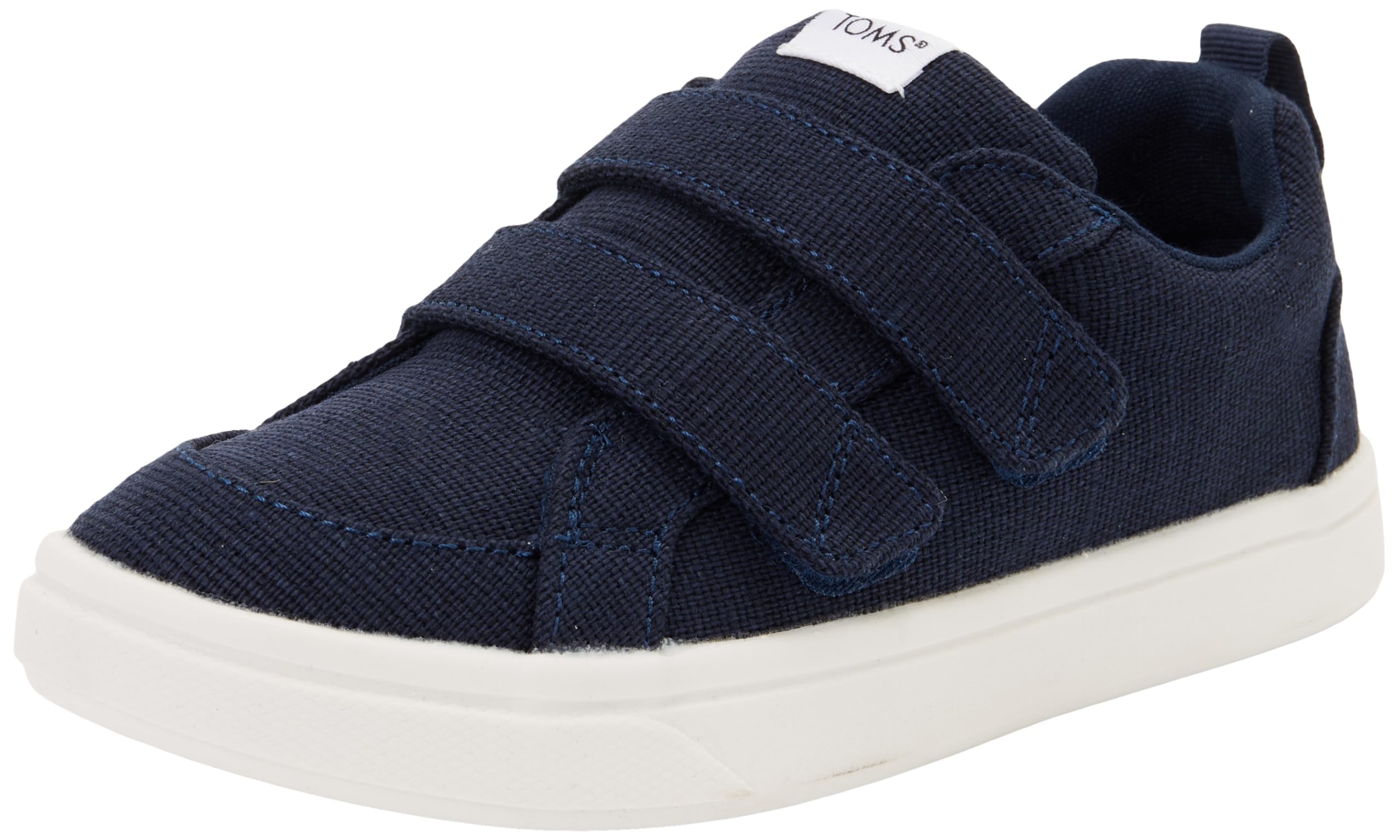 TOMS Kids Easy-On Sneakers with Double Hook & Loop Strap | Comfortable CloudBound Foam Insoles for Support