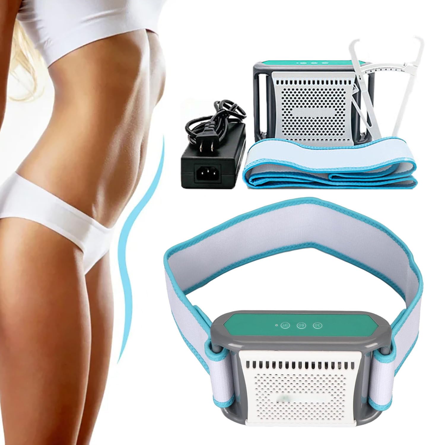 Dispositivo de criolipólisis para quemar grasa, máquina adelgazante corporal, masajeador de crioterapia eficaz para apretar y reducir la celulitis en abdomen, brazos, muslos