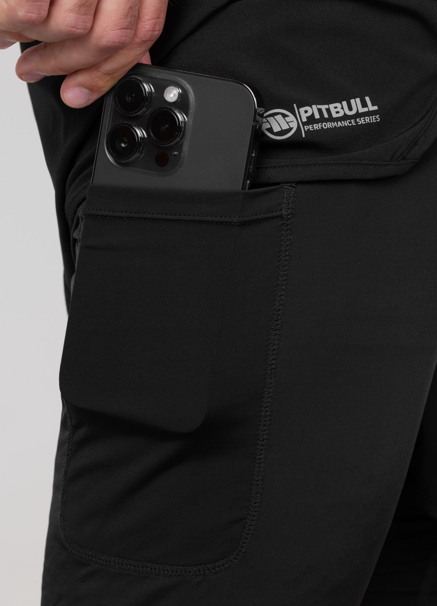 PITBULL - Shorts Herren Performance Pro Plus, Kurze Hosen, Sporthose | Elastischer Bund, Herren-Shorts Mesh 2in1, Sport Kurz Hose, Trainingshose Fitness Training
