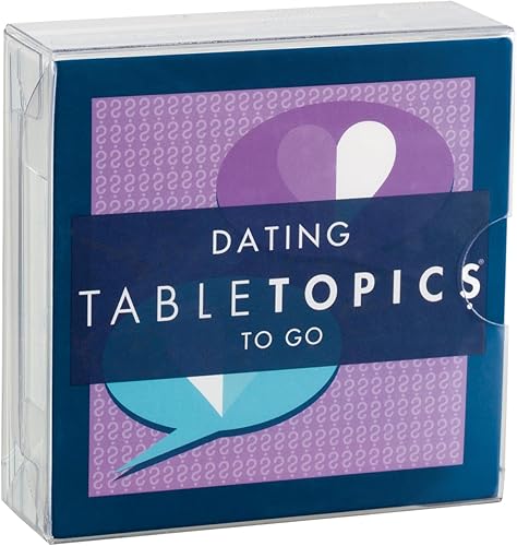TableTopics Citas para ir - 40 tarjetas de inicio de conversación para romper el hielo y conocer tu cita, juego para parejas que recién comienzan o