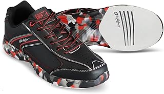 KR Strikeforce Flyer Lite Size 12 Mens Bowling Shoe Red Camo with FlexSlide Technology (us_Footwear_Size_System, Adult, Men, Numeric, Medium, Numeric_12)