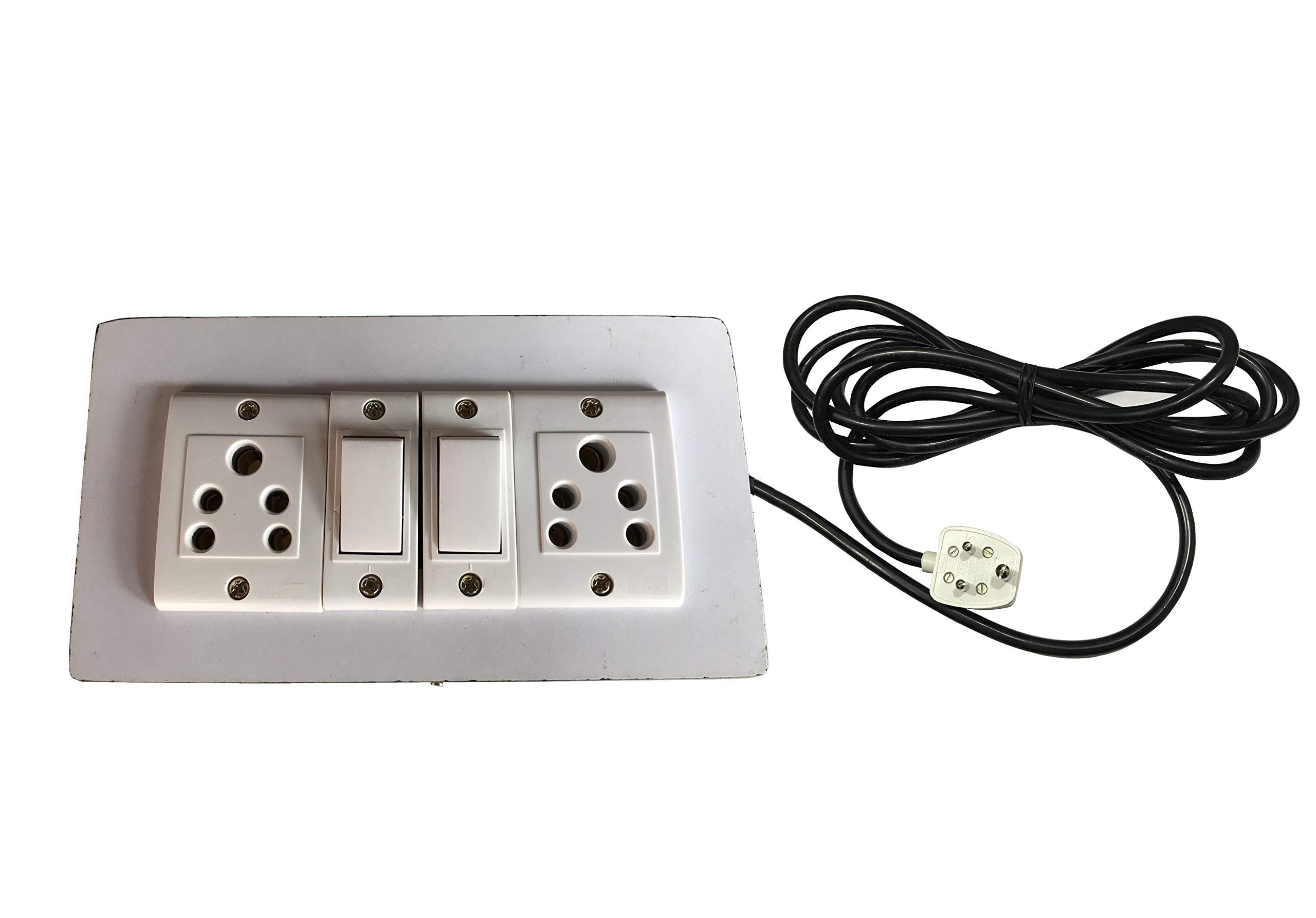 Extension Wooden Board (2 Socket,2Switch) 5Ampere (Wire Length 4 Meters)-image-22