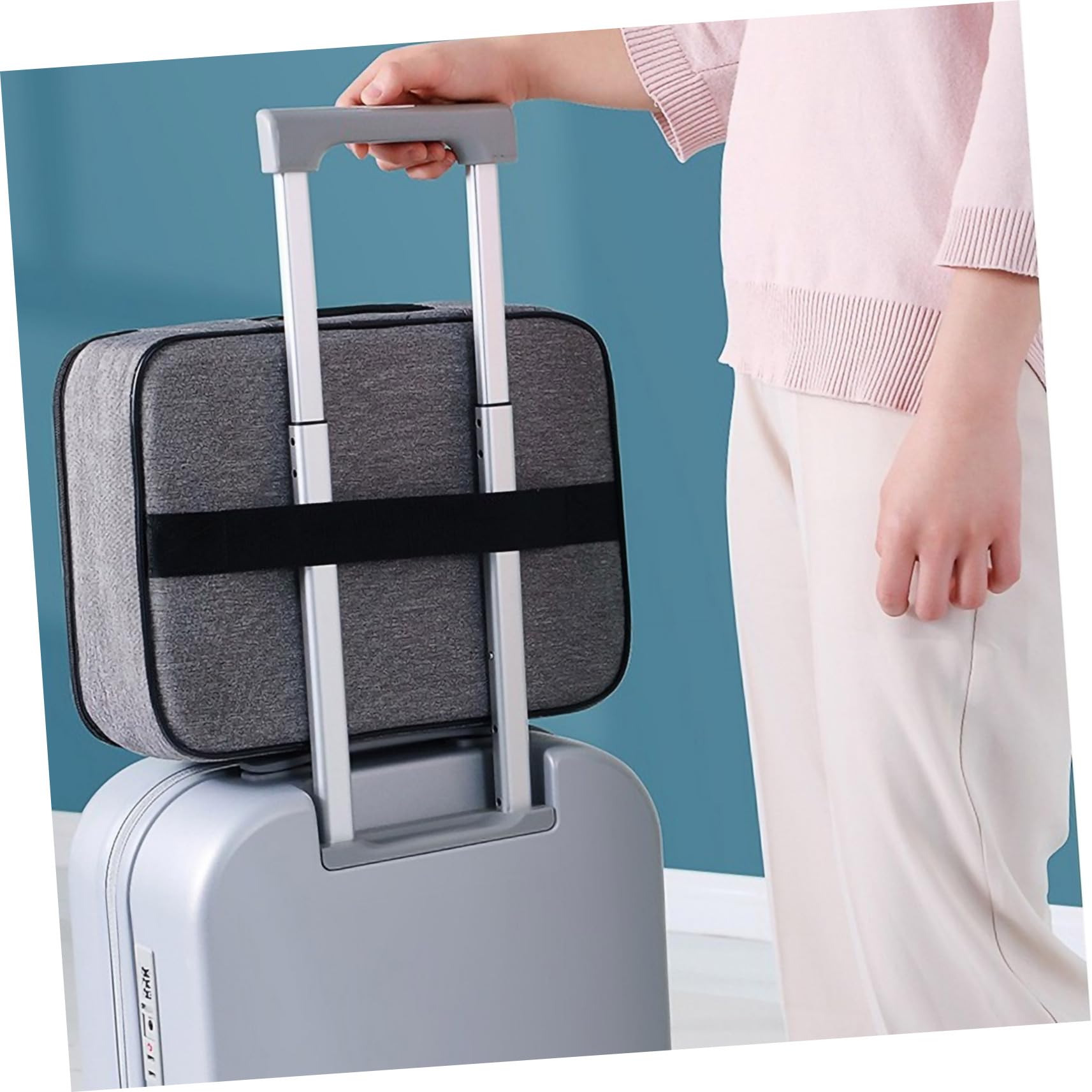 Reise Dokumenten Tasche Multifunktions-aktenaufbewahrungstasche Tragbarer Zertifikats-organizer Aufbewahrungstasche Mit Schloss Tragbare Aktenbox Aktenaufbewahrungs-organizer