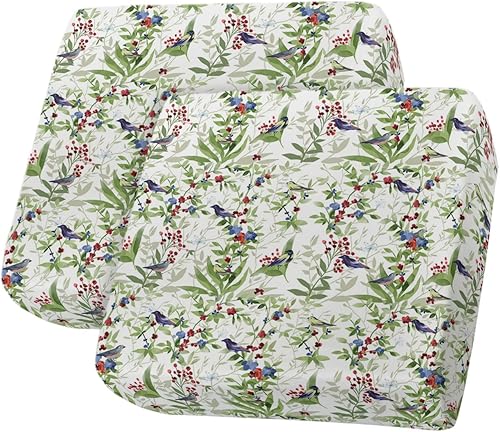 Miniatura 8 de Fundas de cojín para sofá de Navidad, funda elástica para sofá con parte inferior elástica, diseño de bolas de Navidad, diseño rústico botánico, con