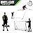 QUICKPLAY Kickster Soccer Goal, Black/White, Fiberglass & Alloy Steel, Ultra Portable [Single]