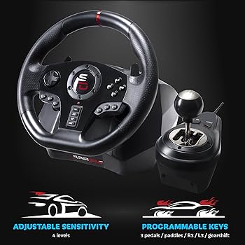 ハンドル、ステアリングコントローラー SUBSONIC GS850-X SUBSONIC Gs850-X Superdrive Racing Wheel Instructions