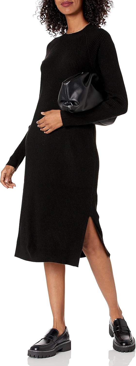 The Drop Women's Renata Rib Midi Dress - Image 3