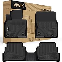Vista 40 de VIWIK - Alfombrillas para Nissan Pathfinder de 7 plazas 2013-2020 / QX60/ JX35 2013 2014-2020, juego completo de alfombrillas de coche