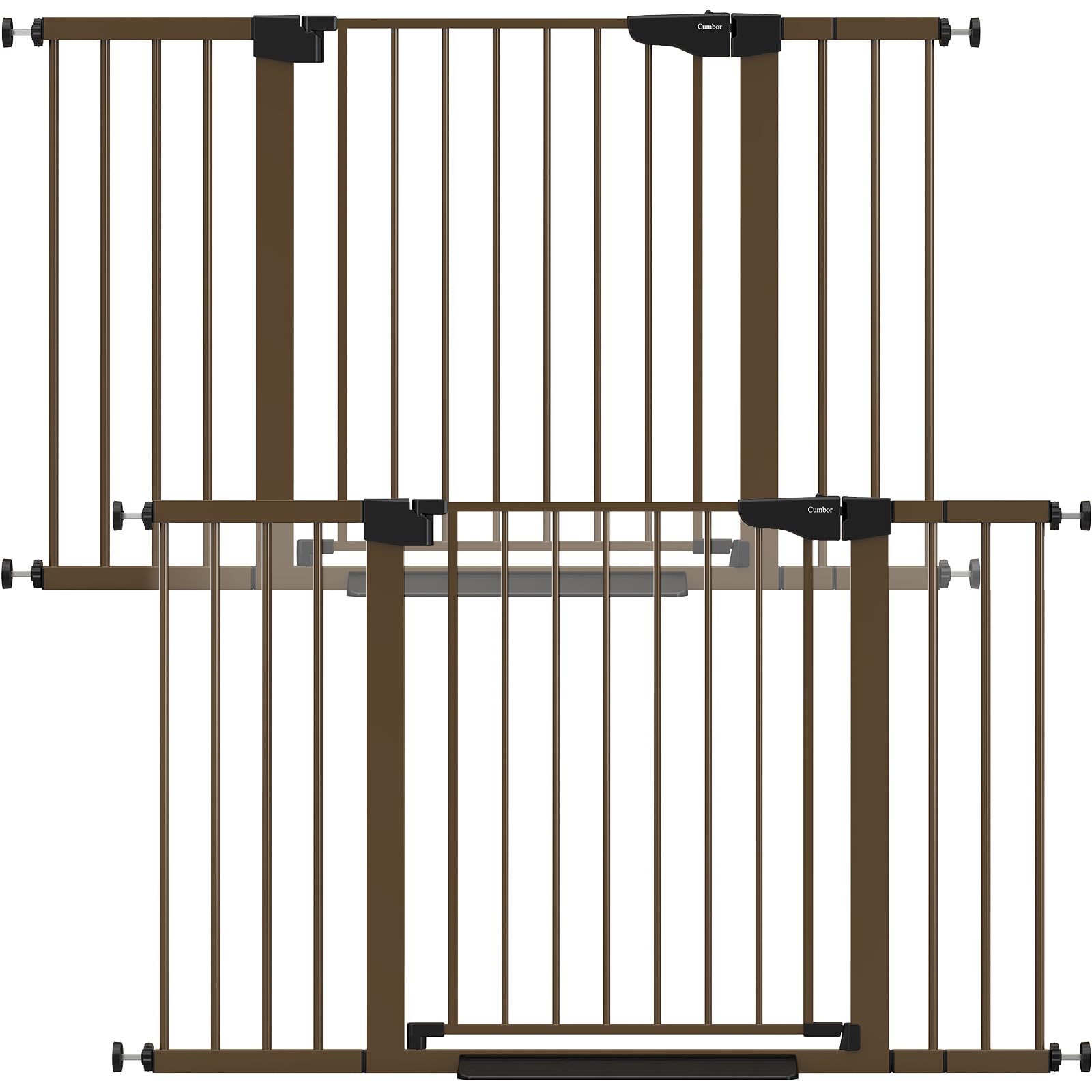 Cumbor 30-40.6 in Baby Gate for Stairs and Doorways, Dog Gate Indoor Black — Amazon image 20
