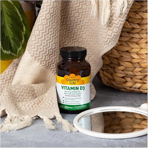 Miniatura 6 de Country Life Vitamina D3 5000 I.U., 200-Softgel