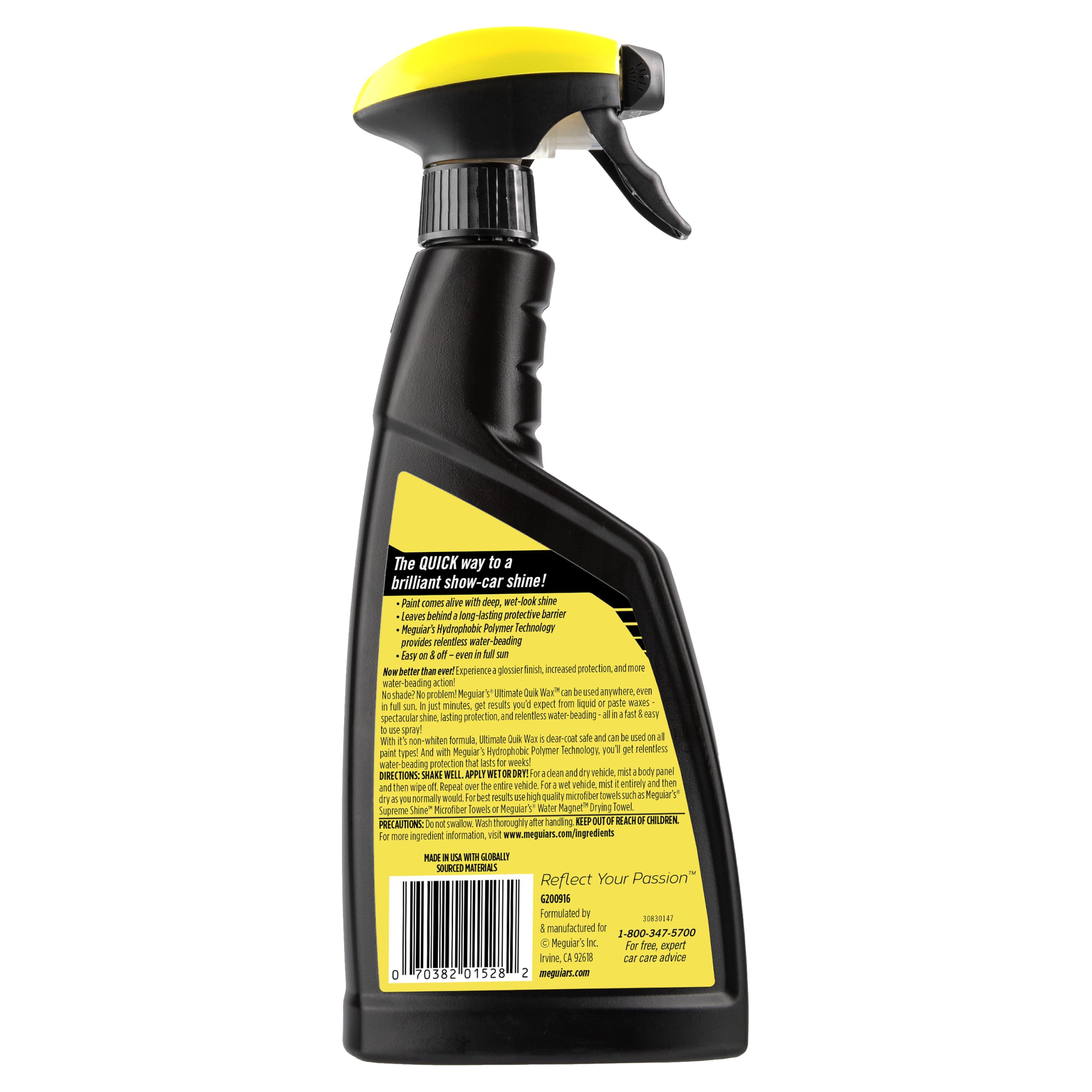 Meguiars Ultimate Quik Wax Spray 473ml (Nouvelle formule)