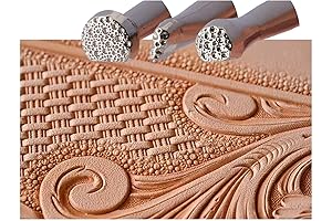 3 Pack Professional Leather Craft Background Stamping Tools