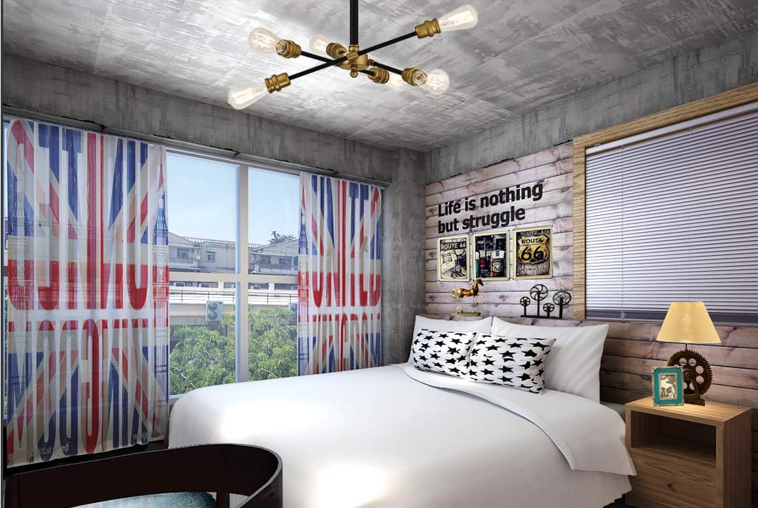 Mega Lighting 6 Light SemiFlush Matte Black with Antique Brass Accents