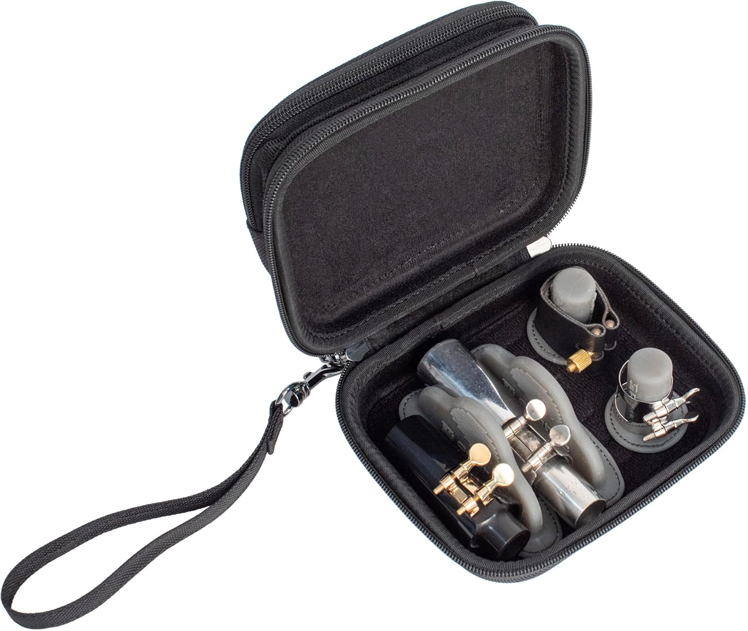 Protec Woodwind Modular Mouthpiece Case, 3 Dividers & 3 Holders, Model A401