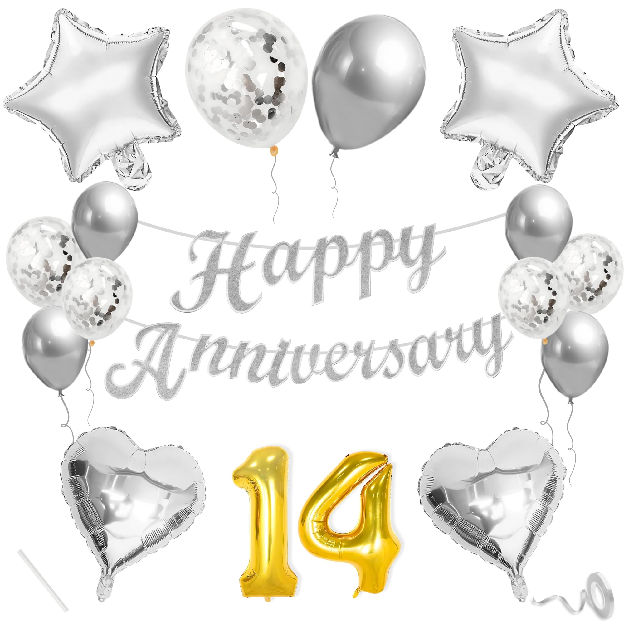 14th Anniversary · Silver